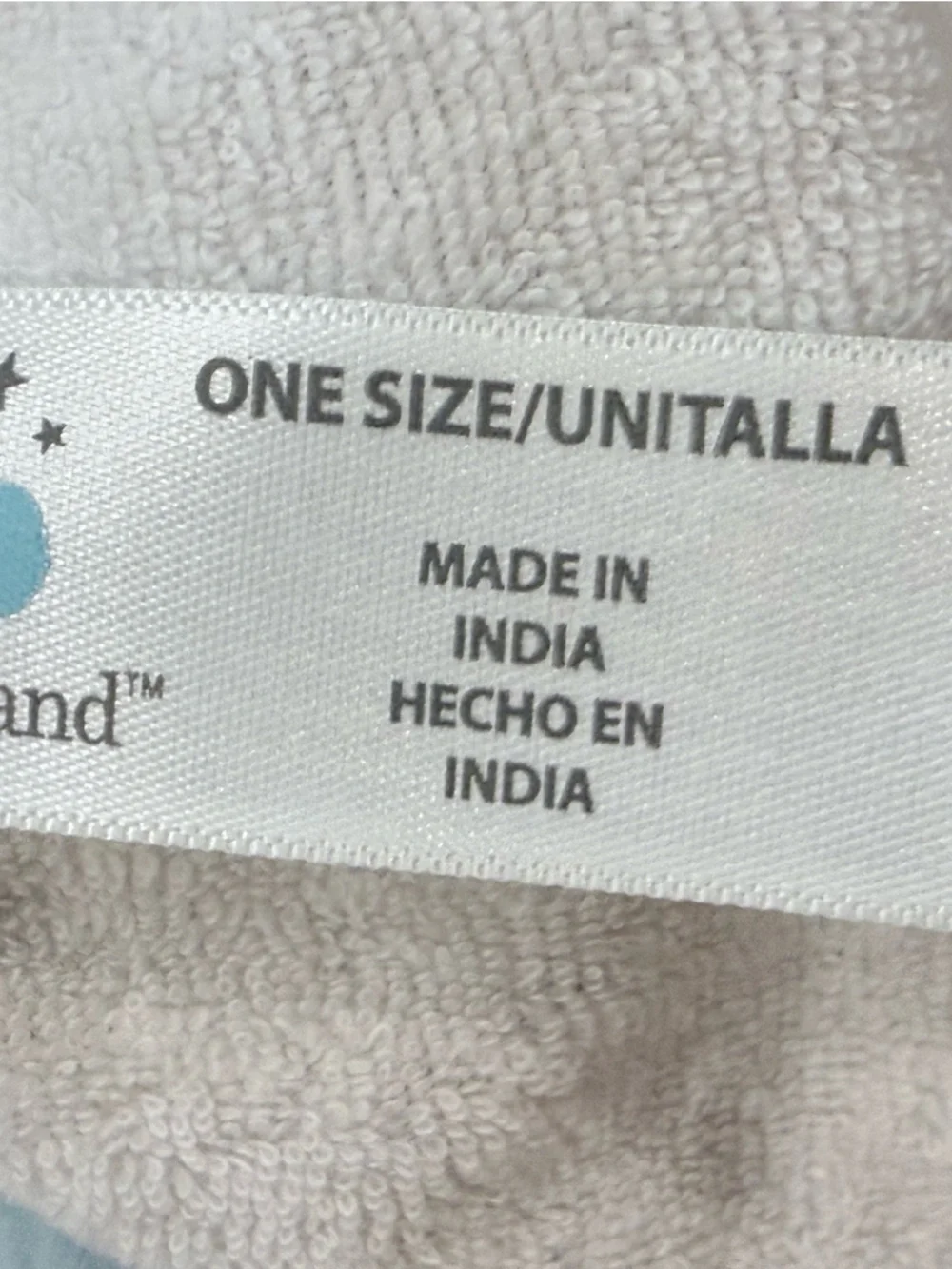 cloud island Gray and Light Blue Muslin Burp Cloths